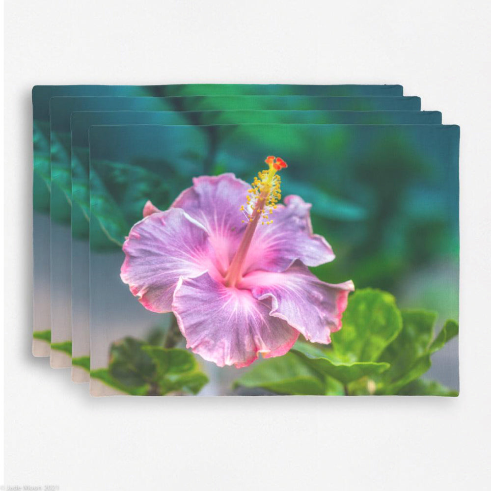 Hibiscus Placemat<br>Set of 4<br>$60<br>Only 3 sets left