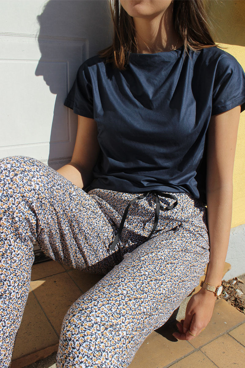 Alma pants | Mini flowers | Bløde bukser fra Liberté Essentiel