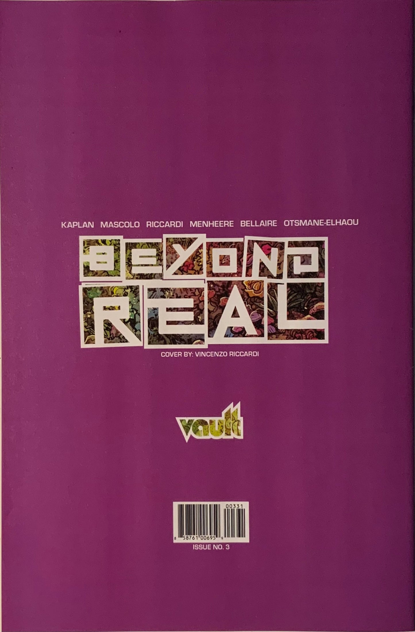 BEYOND REAL # 3 RICCARDI PREMIUM VIRGIN VARIANT