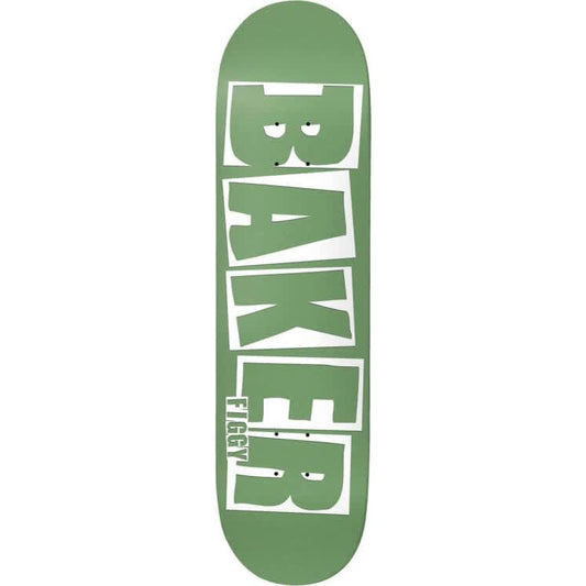 Baker Skateboards Figgy Brand Name Moss Skateboard Deck - 8.25