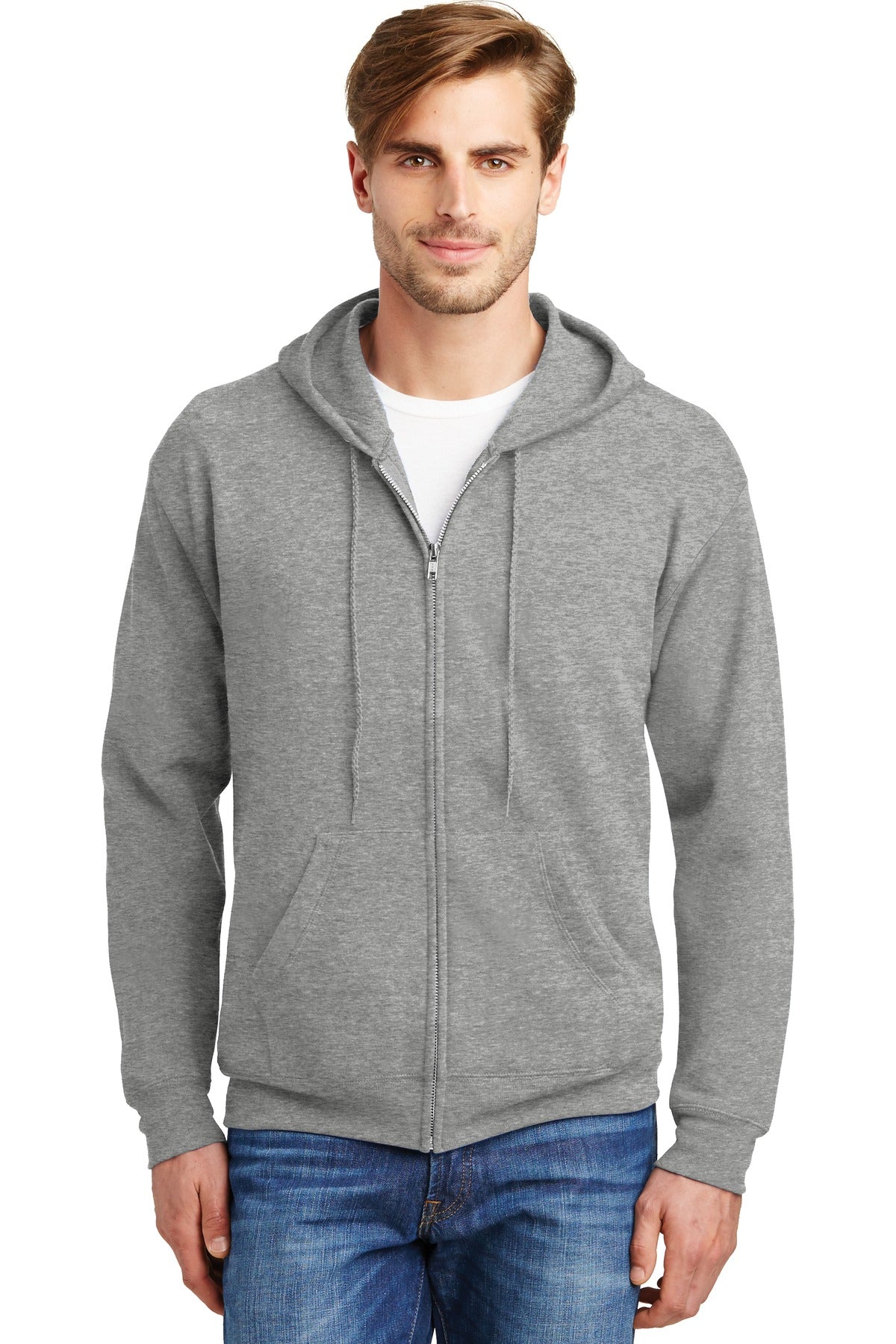 Hanes - EcoSmart Full-Zip Hooded Sweatshirt P180