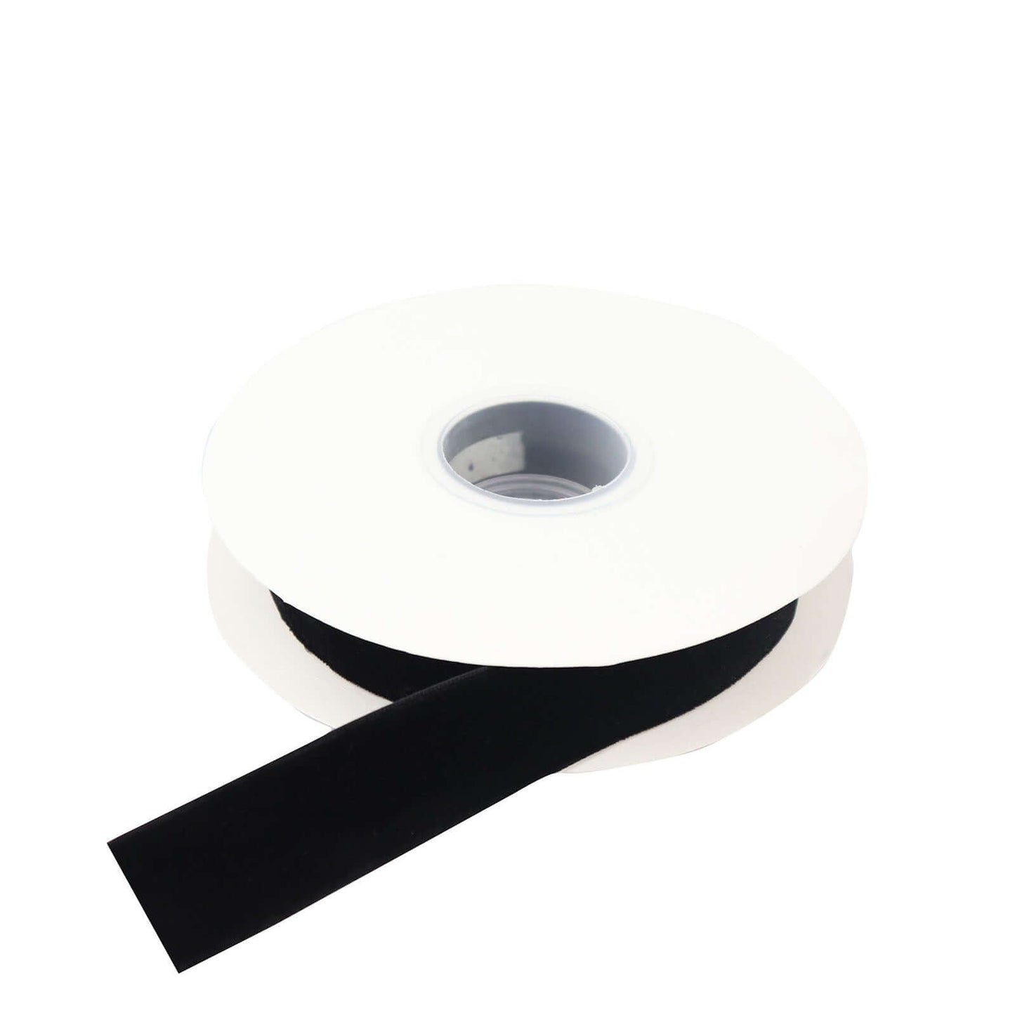 Black Velvet Single Faced Ribbon Spool, DIY Craft Supplies, Velvet and Nylon Ribbon Roll 10 Yards 1"