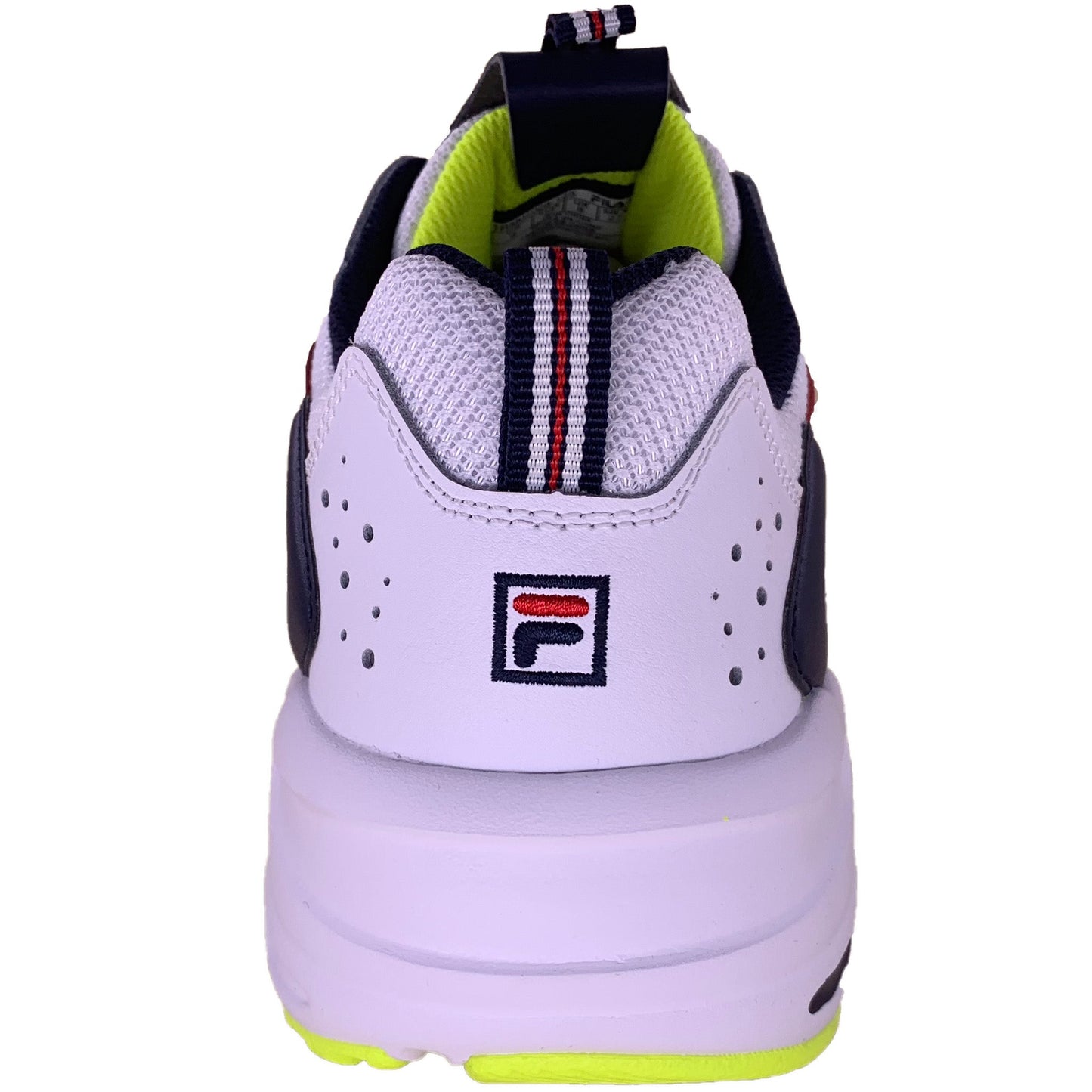 Fila Men's Ray Tracer White Navy Red Neon Casual Shoes