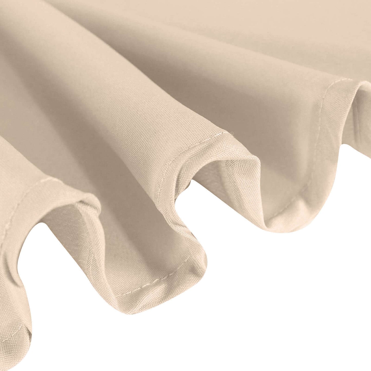 Nude Seamless Polyester Round Tablecloth 108"