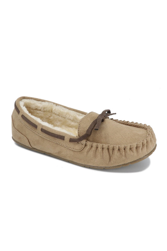 Yum Faux Fur Moccasin Slipper