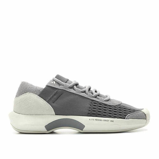 Men's Crazy 1 Adv Shoes In Grey Three/grey Four/power Red