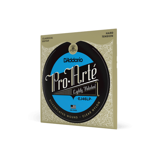 D'Addario EJ46LP Pro Arte Lighly Polished Hard Tension Classic Guitar String Set