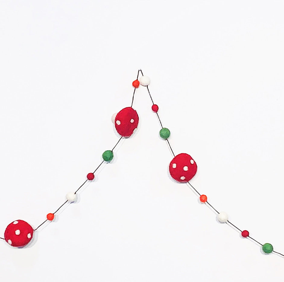 Felt Ball Garlands