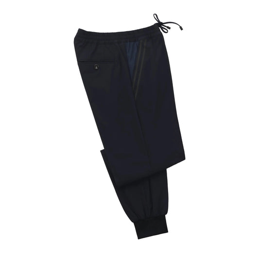 Drawstring Sport Trousers in Dark Blue