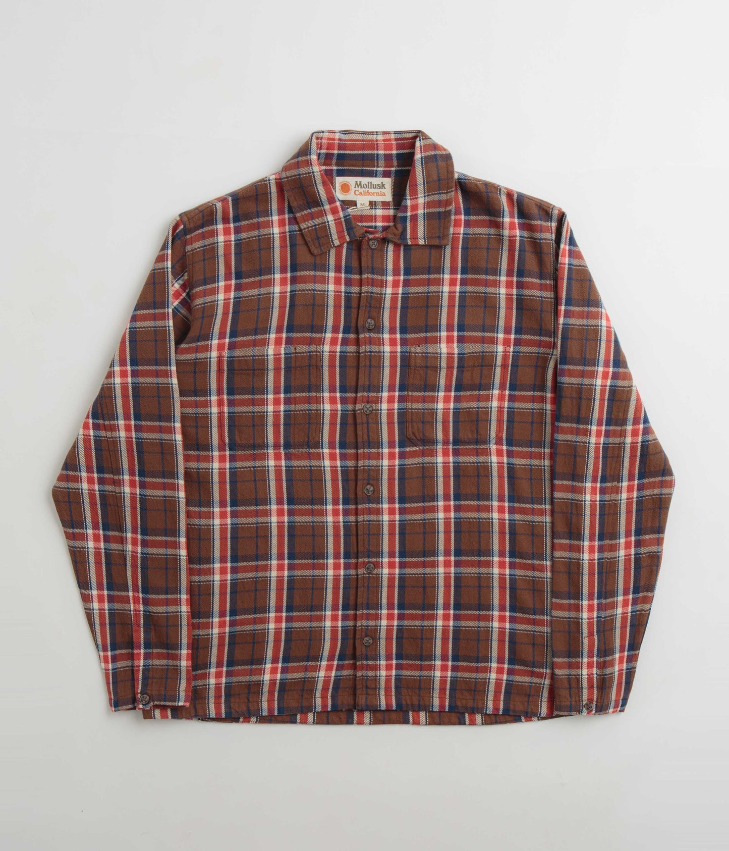 Mollusk Builder Shirt - Brown Plaid