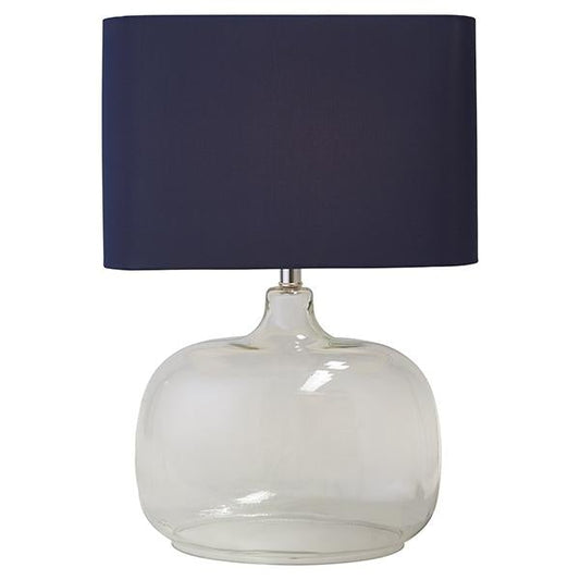 Torquay Lamp Blue Shade By Shaynna Blaze