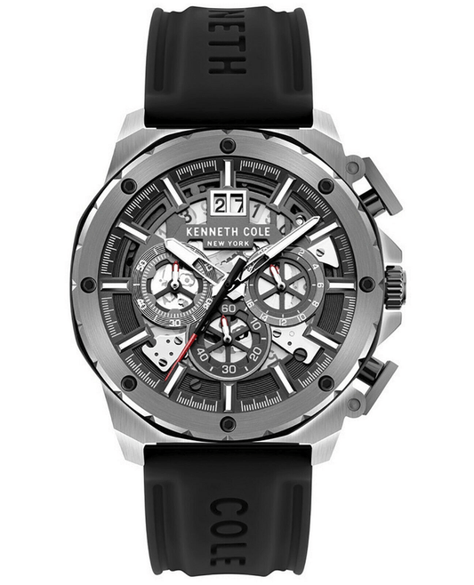 Kenneth Cole 45mm Dress Sport Black Chronograph Men's Watch KCWGO2105101