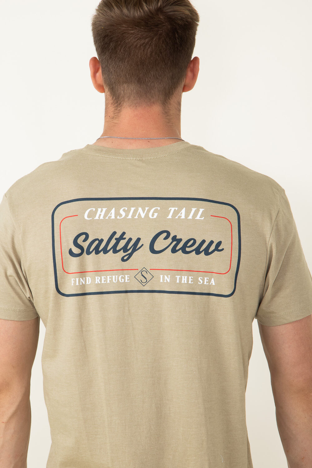 Salty Crew Marina T-Shirt for Men in Khaki | 20035400