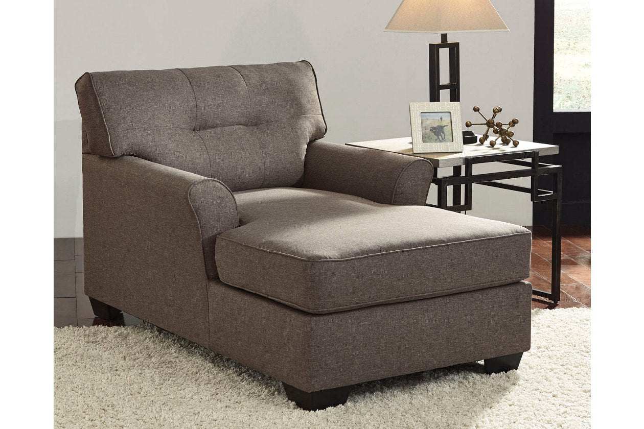 Tibbee Slate Chaise