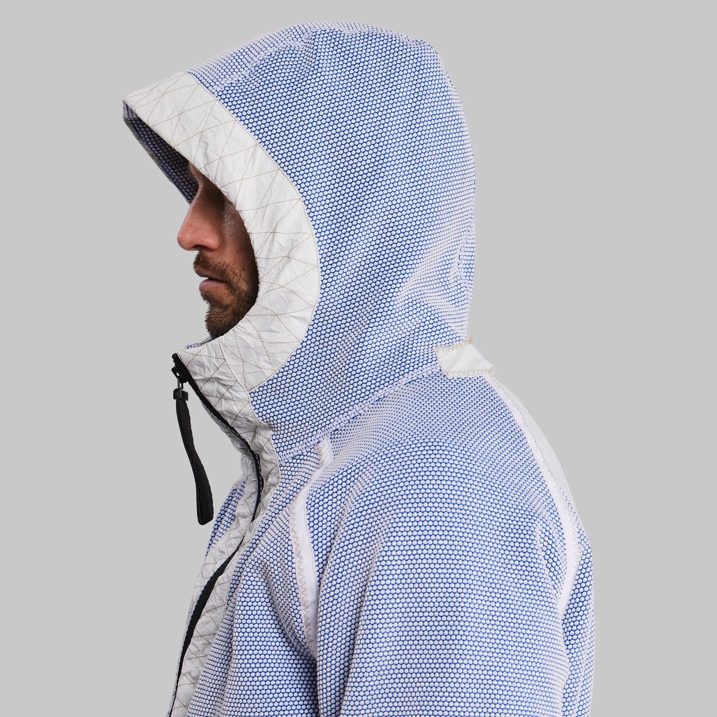 Titan Fleece Jacket. Blue and White edition