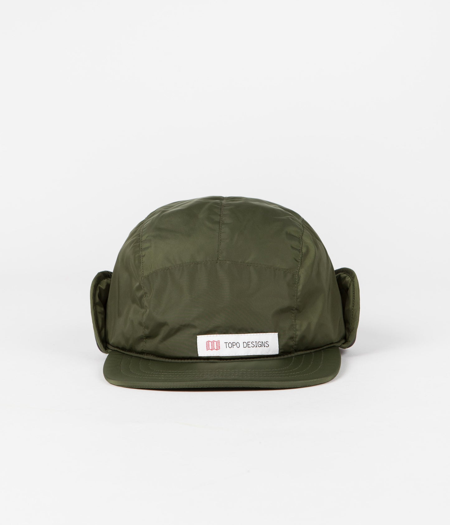 Topo Designs Puffer Cap - Olive / Black